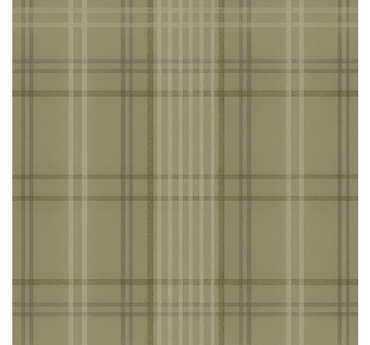 Rolgordijn beige ontwerp grijs olijf uit de jaren 60 - TenStickers