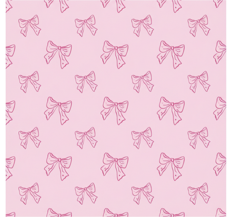 Roze rolgordijn met patroon van roze strikken - TenStickers