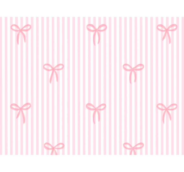 Roze rolgordijn met roze strepen en strikken - TenStickers