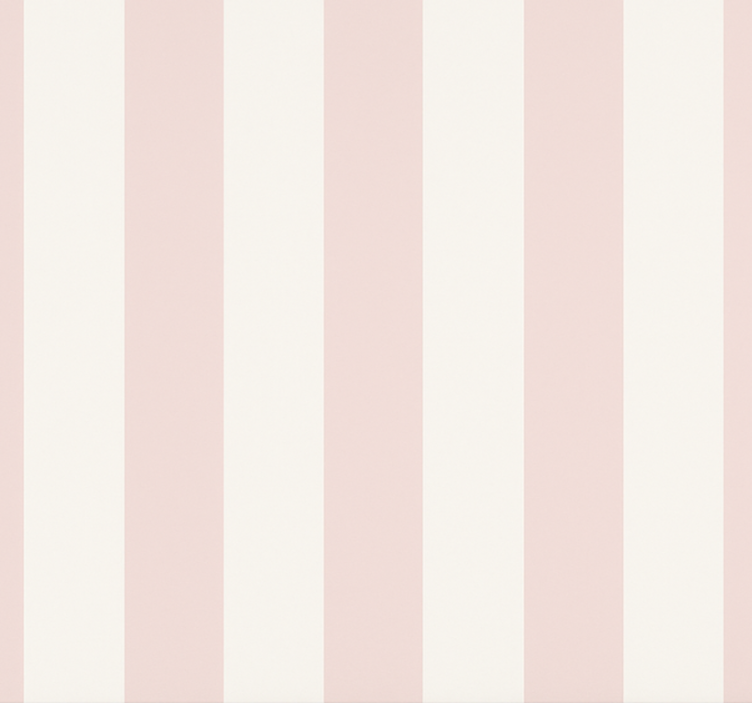 Roze rolgordijn soft blush stripe - TenStickers