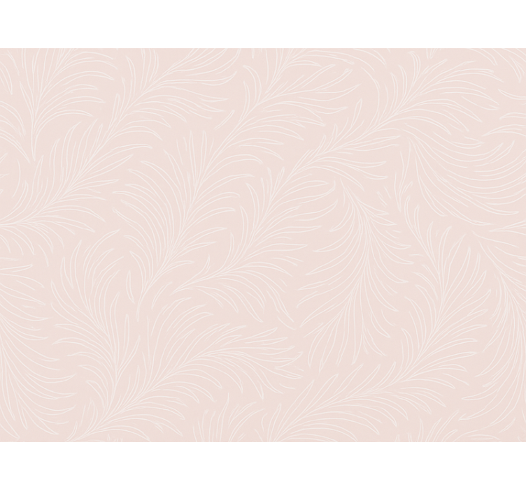 Roze rolgordijn soft pink botanical - TenStickers