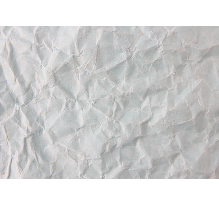 Wit rolgordijn met crumpled paper textuur - TenStickers