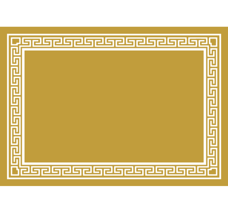 Rolgordijn geel in grieks design - TenStickers