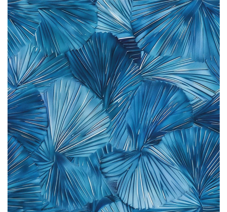 Blauw rolgordijn met blauwe visuele punten - TenStickers