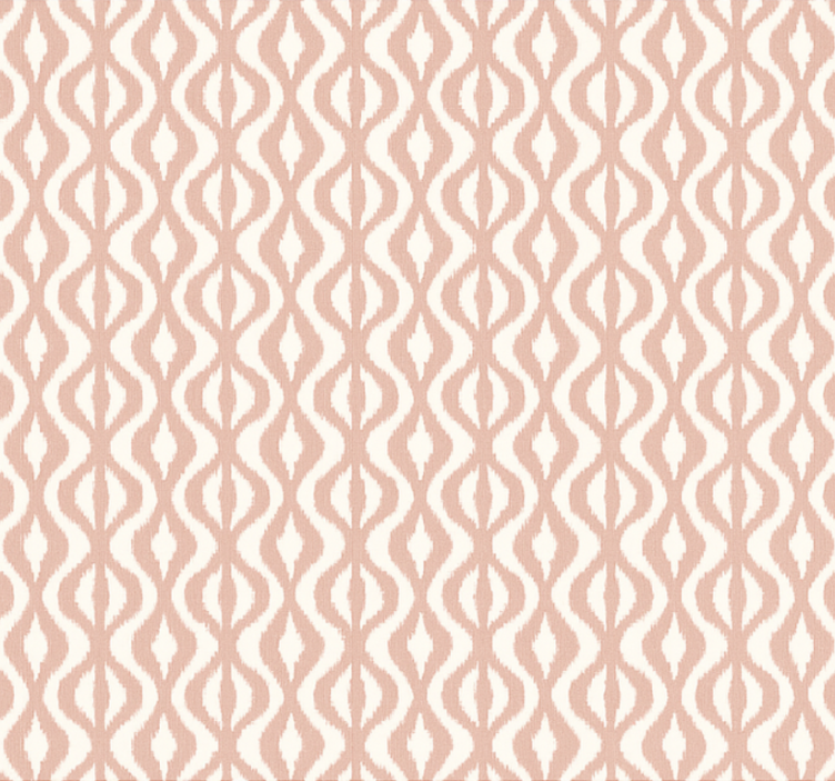 Moderne raambekleding dusty rose ikat geometrisch - TenStickers