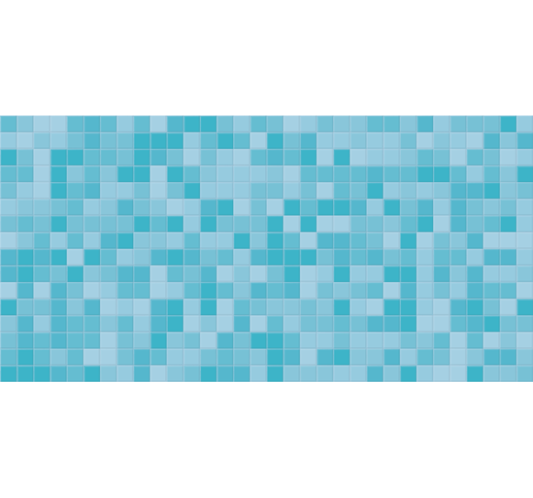 Blauw rolgordijn venetiaanse stijl - TenStickers