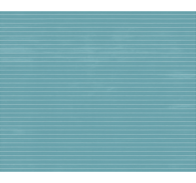 Blauw rolgordijn met horizontale strepen design - TenStickers