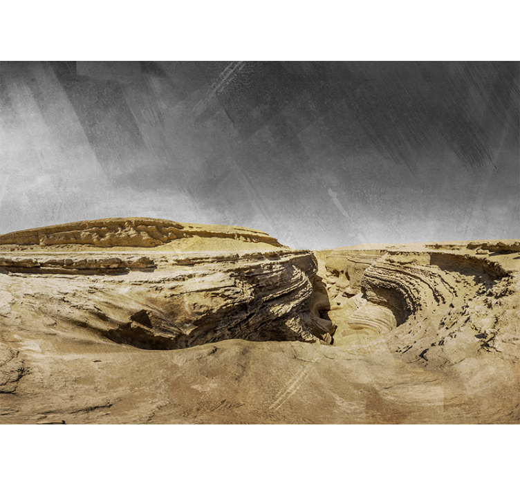 Rolgordijn woonkamer cañon van de verlorenen - TenStickers