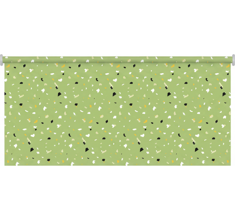 Rolgordijn groen terrazzo groen - TenStickers