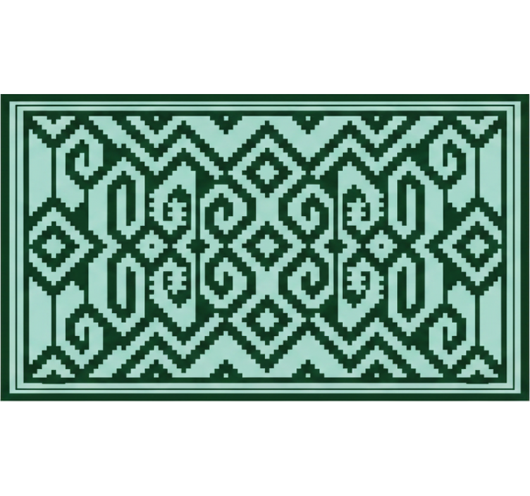 Rolgordijn groen kleuren van de mapuche - TenStickers
