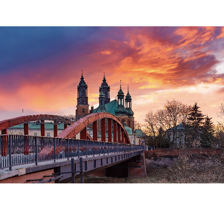 Rolgordijn woonkamer poznań - TenStickers