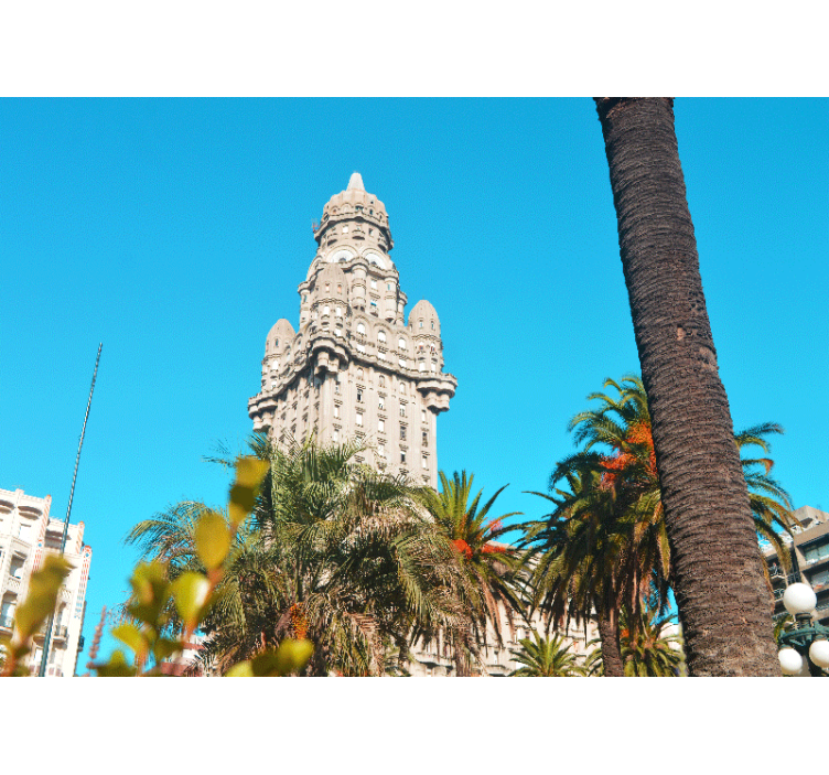 Rolgordijn woonkamer salvo paleis - TenStickers