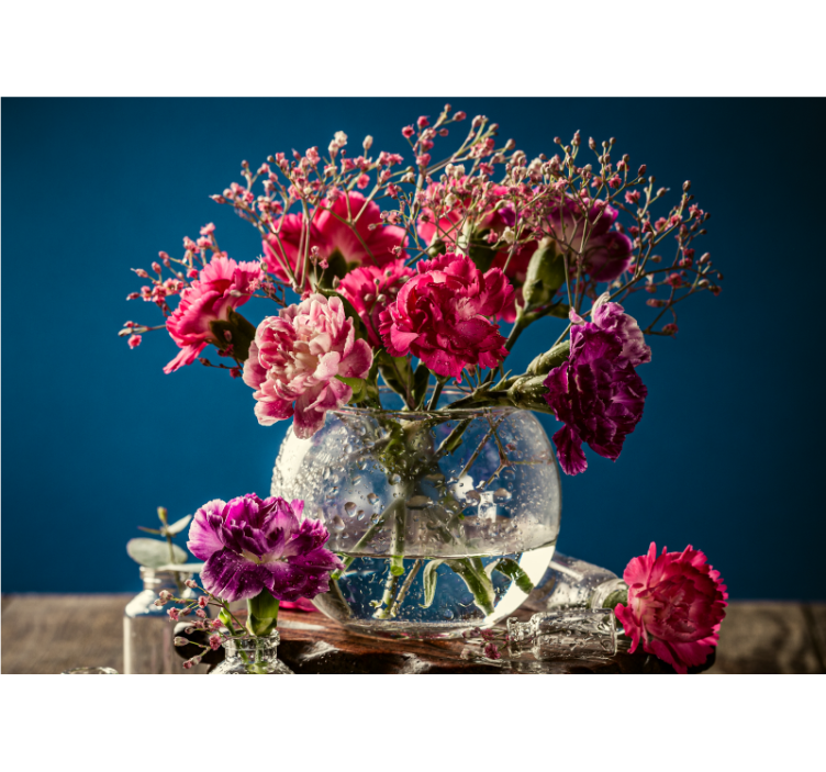 Rolgordijn woonkamer kruidnagel in glas - TenStickers