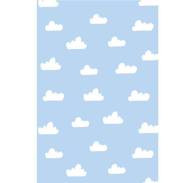 Cumulus wolkenpatroon rolgordijn kinderkamer - TenStickers