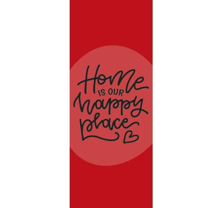 Raambekleding woonkamer Schattige zwarte tekst - TenStickers