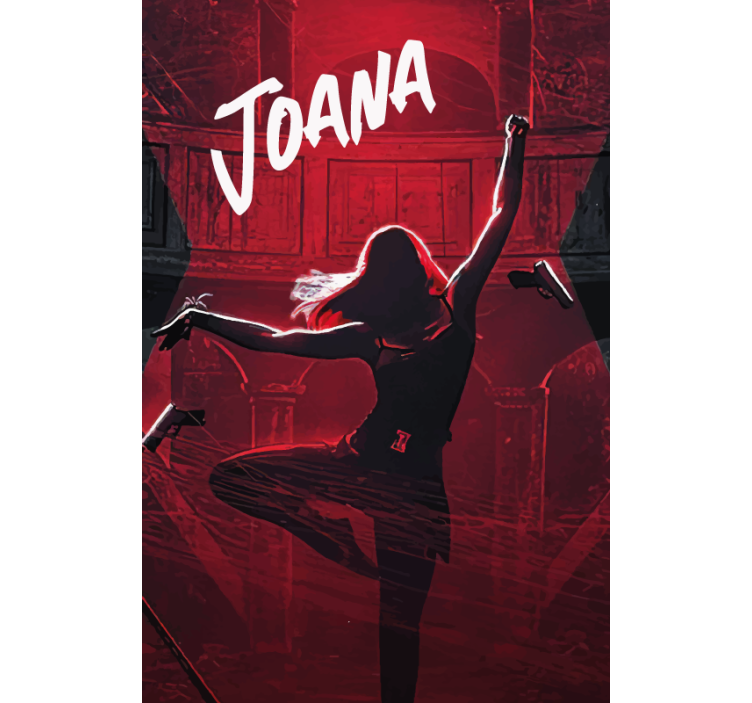 Dynamische danshouding rolgordijn gepersonaliseerd - TenStickers