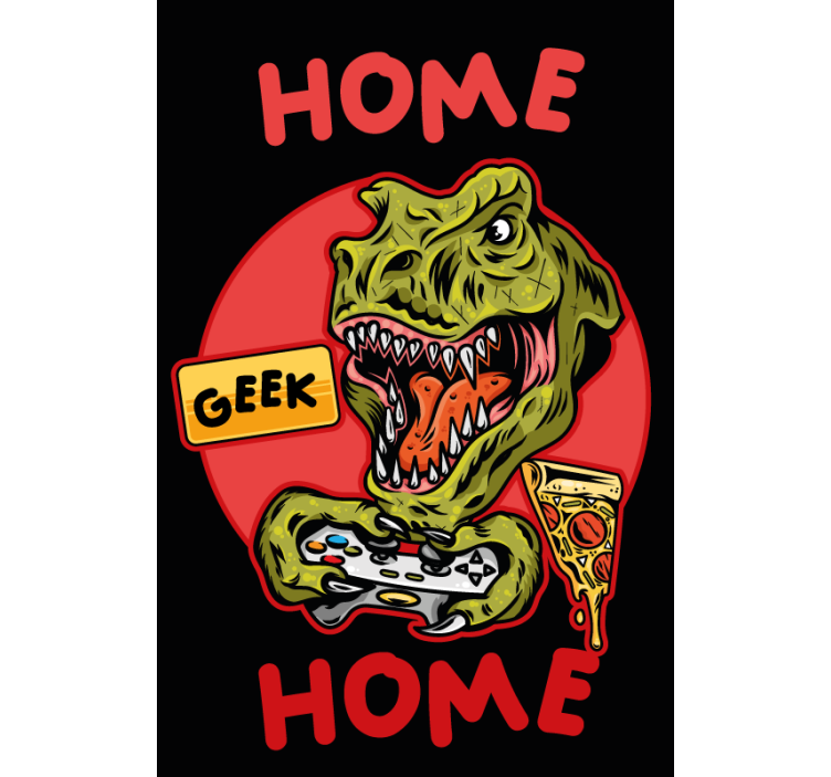 Nerd rolgordijnen Huis geek huis - TenStickers