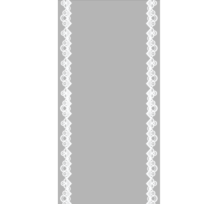 Elegantie van kantpatroon elegant raambekleding - TenStickers