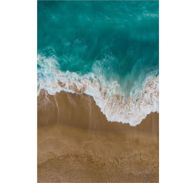 Originel rolgordijn Oceaan en zand - TenStickers