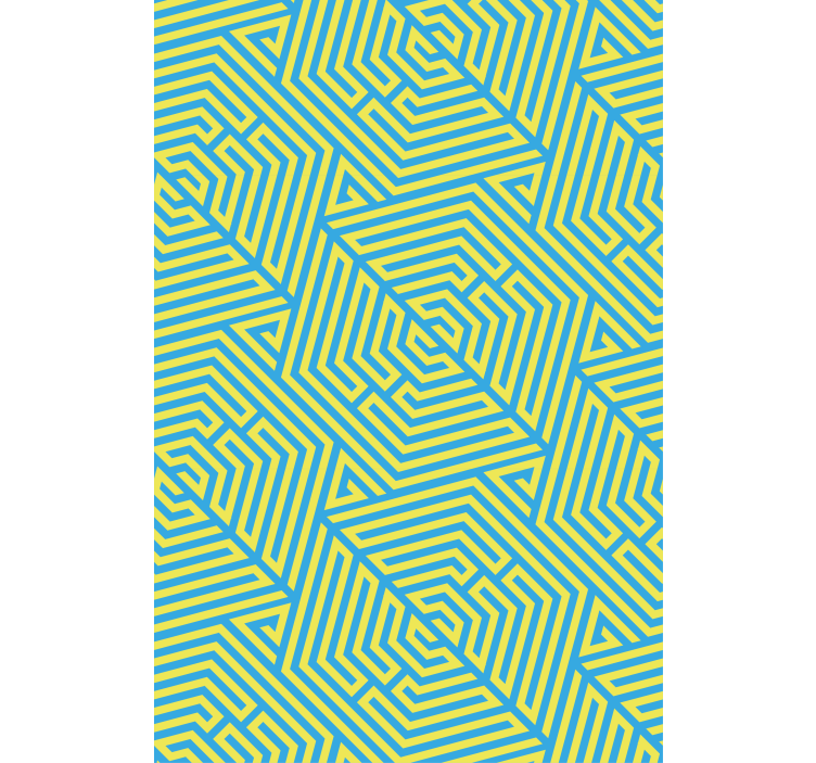 Rolgordijn textuur en patroon geometrische lijnindeling - TenStickers