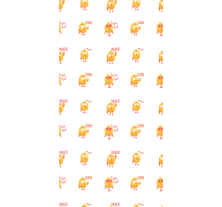 Schattige vogeluitdrukkingen rolgordijn dieren - TenStickers