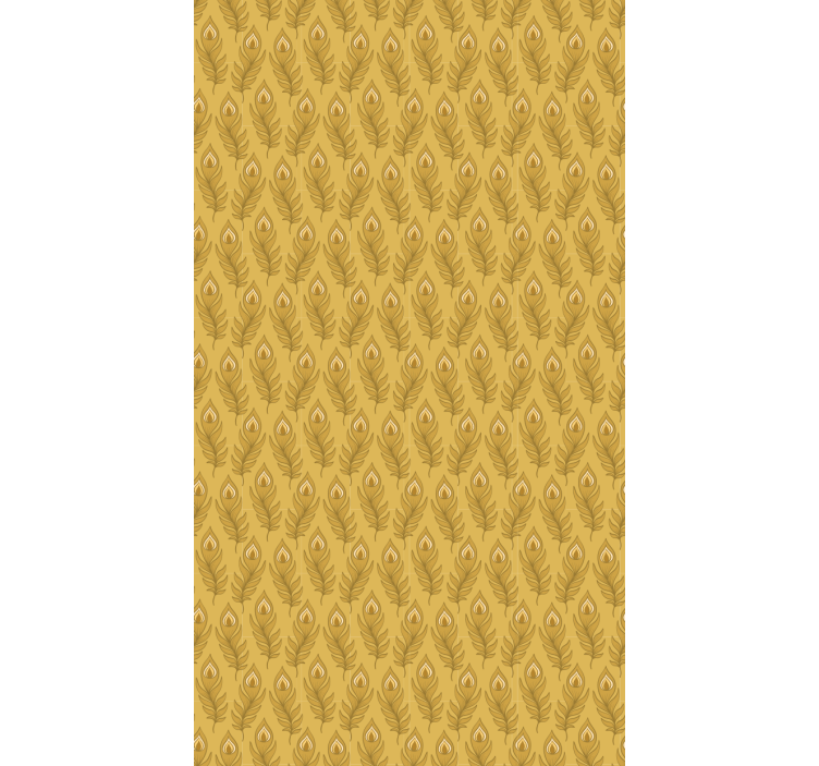 Sierlijk bladmotief rolgordijn bloemen en planten - TenStickers