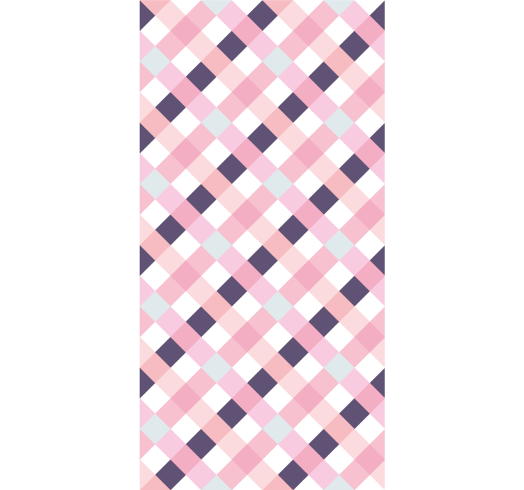 Diamantpatroon harmonie moderne raambekleding - TenStickers