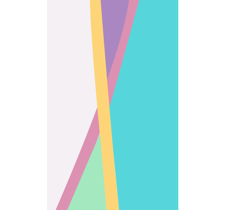 Geometrische kleurrijke patronen moderne raambekleding - TenStickers