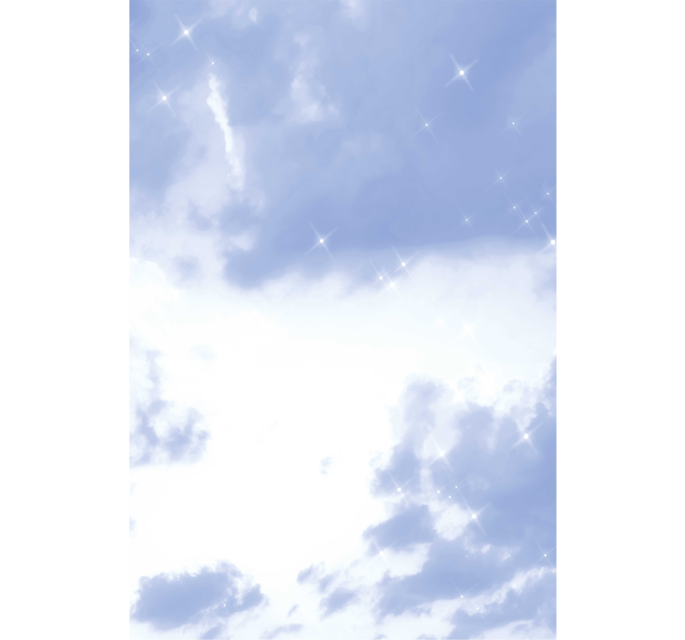 Zachte lucht rolgordijn wolken - TenStickers