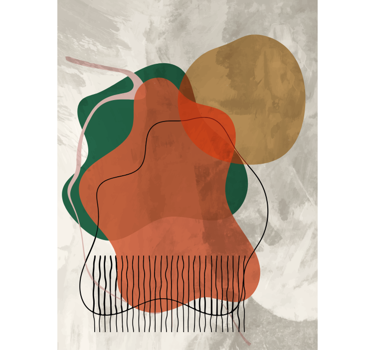 Abstracte formaties moderne raambekleding - TenStickers