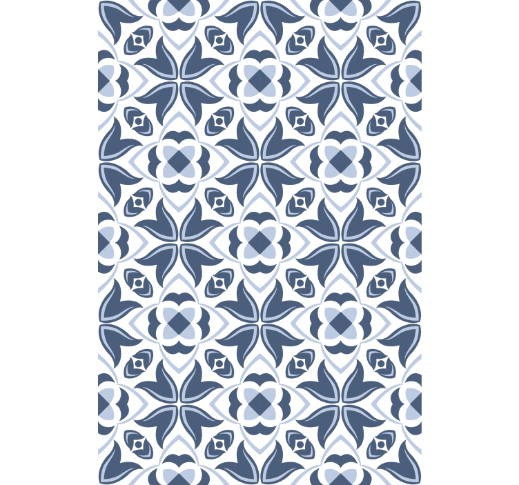 Complex tegelthema rolgordijn keuken - TenStickers