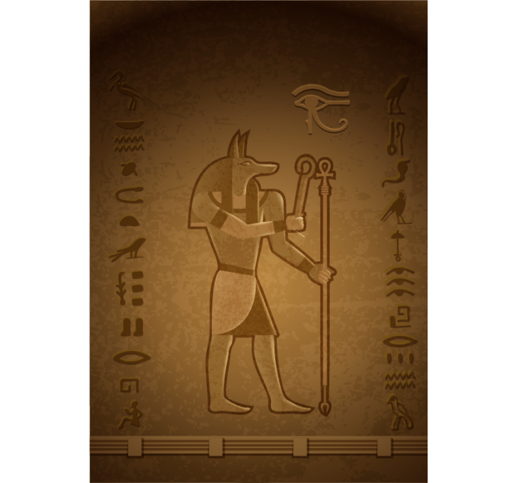 Egyptische god seth raambekleding origineel - TenStickers