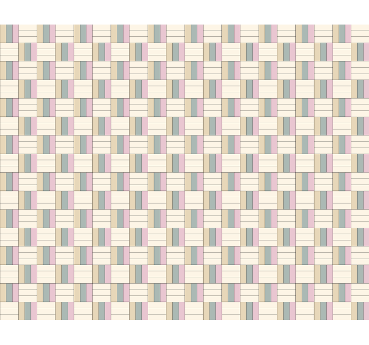 Geometrische themacompositie rolgordijn textuur en patroon - TenStickers