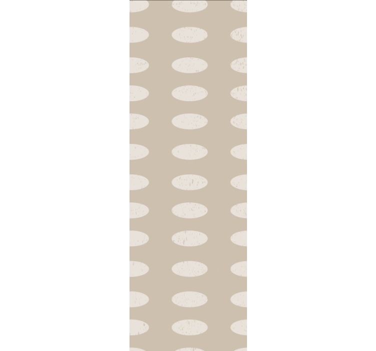 Rolgordijn textuur en patroon ovaal patroon contrast - TenStickers