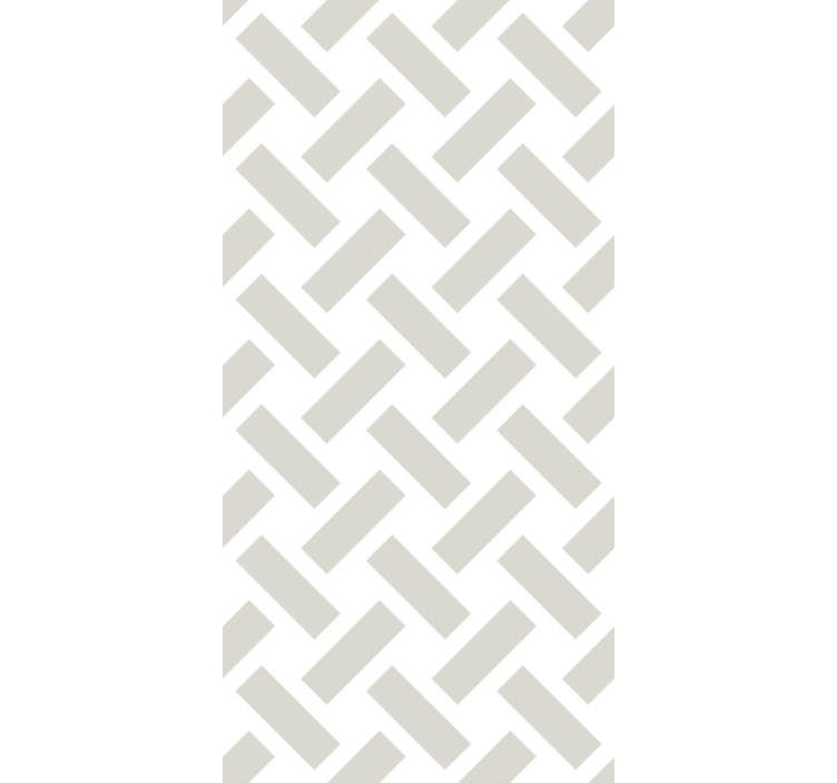 Geometrisch motief moderne raambekleding - TenStickers