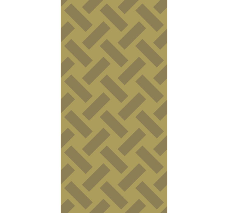 Geometrische blokken rolgordijn groen - TenStickers