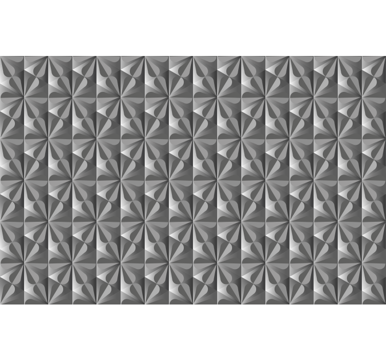 Geometrisch patroonontwerp rolgordijn textuur en patroon - TenStickers