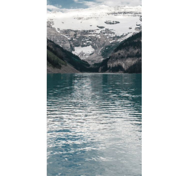 Bergmeer reflecties raambekleding origineel - TenStickers