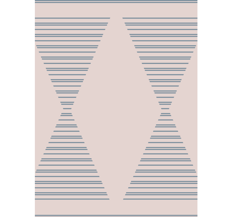 Elegant gestreept patroon moderne raambekleding - TenStickers