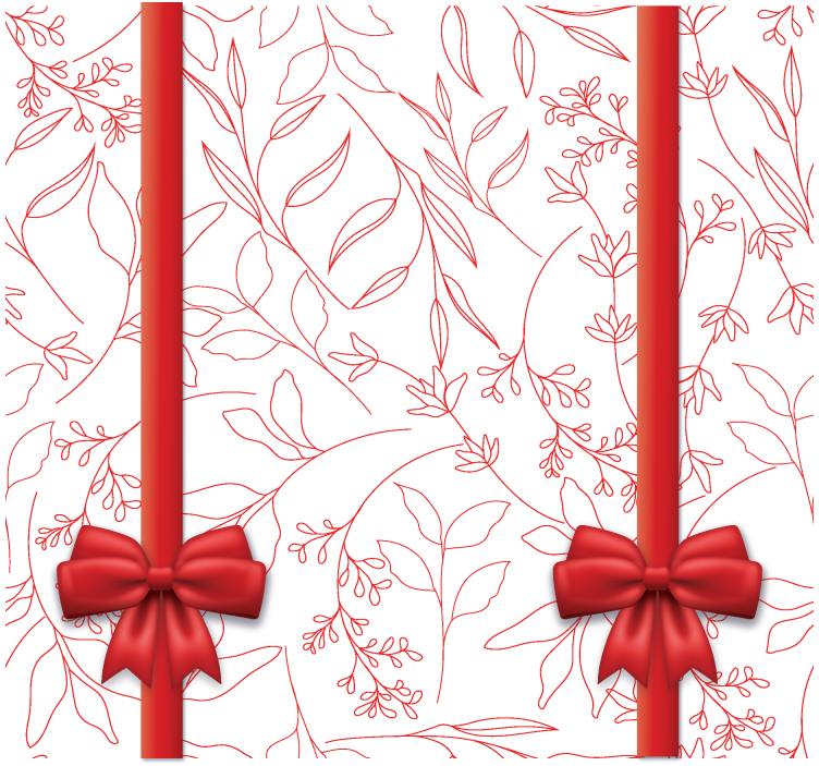 Bloemmotief met banden Romantisch rolgordijn - TenStickers