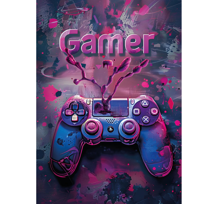 3d-effect nerd rolgordijn - TenStickers