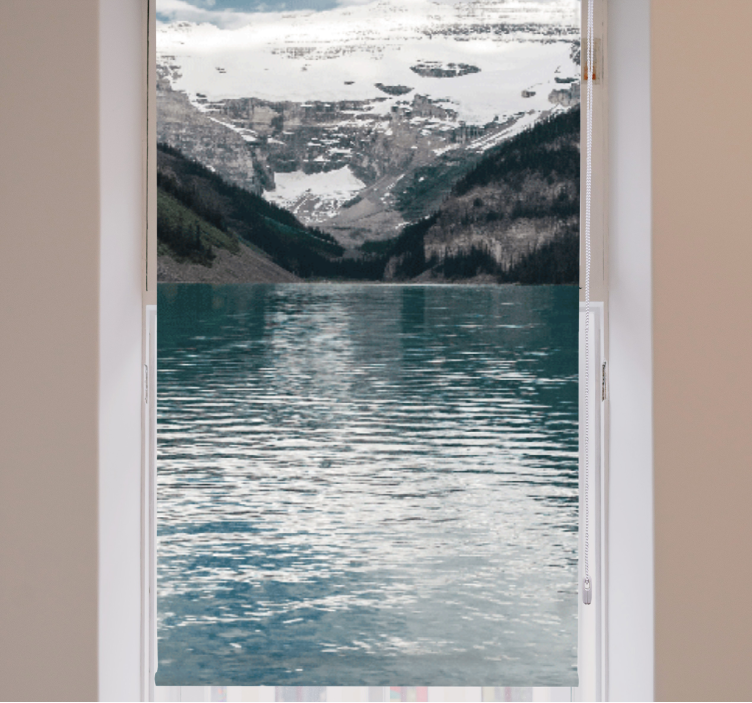 Bergmeer reflecties raambekleding origineel - TenStickers