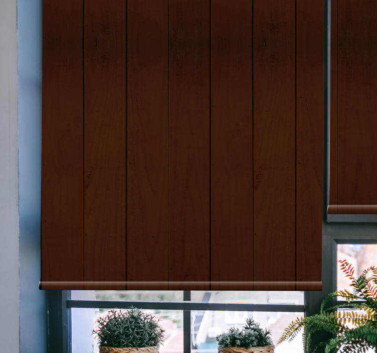 Houten plankpatroon rolgordijn textuur en patroon - TenStickers