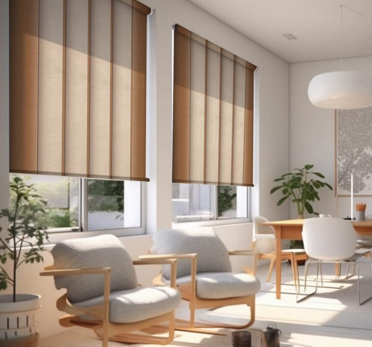 Japanse paneeltextuur rolgordijn woonkamer - TenStickers