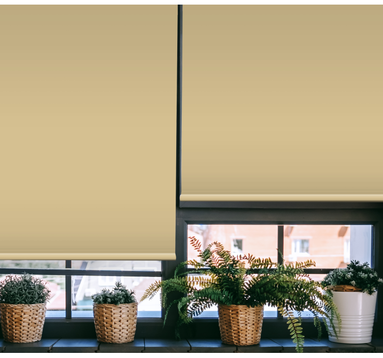 Neutrale textuur tinten verduisterend rolgordijn - TenStickers