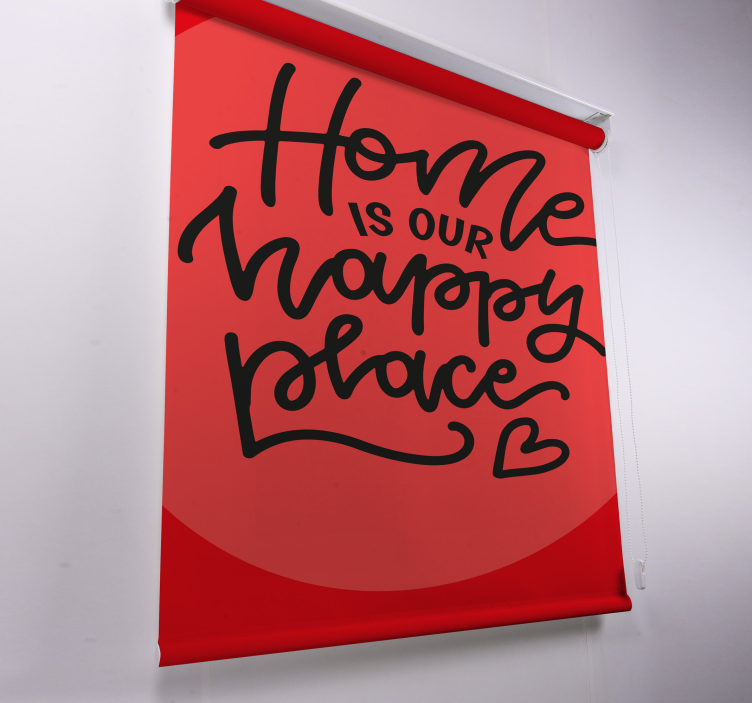 Raambekleding woonkamer Schattige zwarte tekst - TenStickers