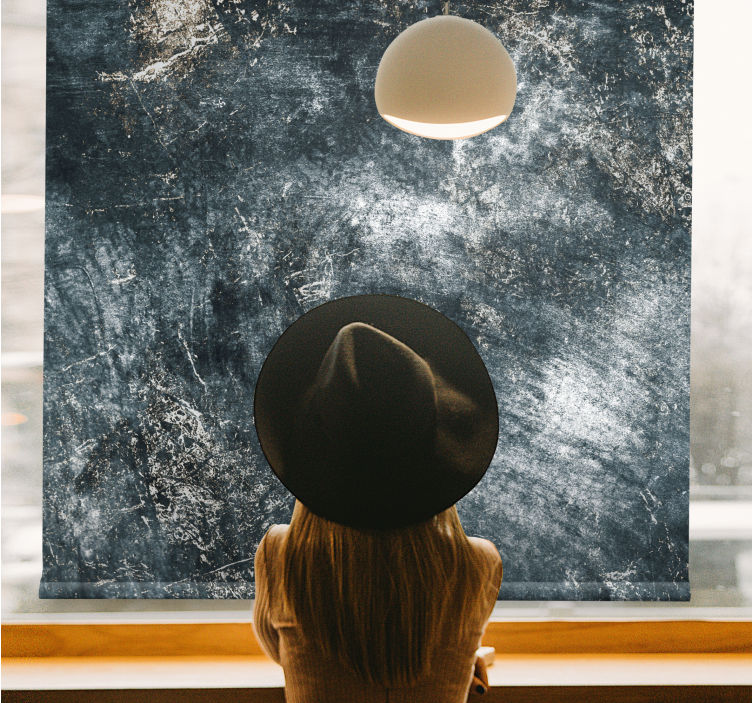 Raambekleding woonkamer Versleten ontwerp "industriële stijl" - TenStickers