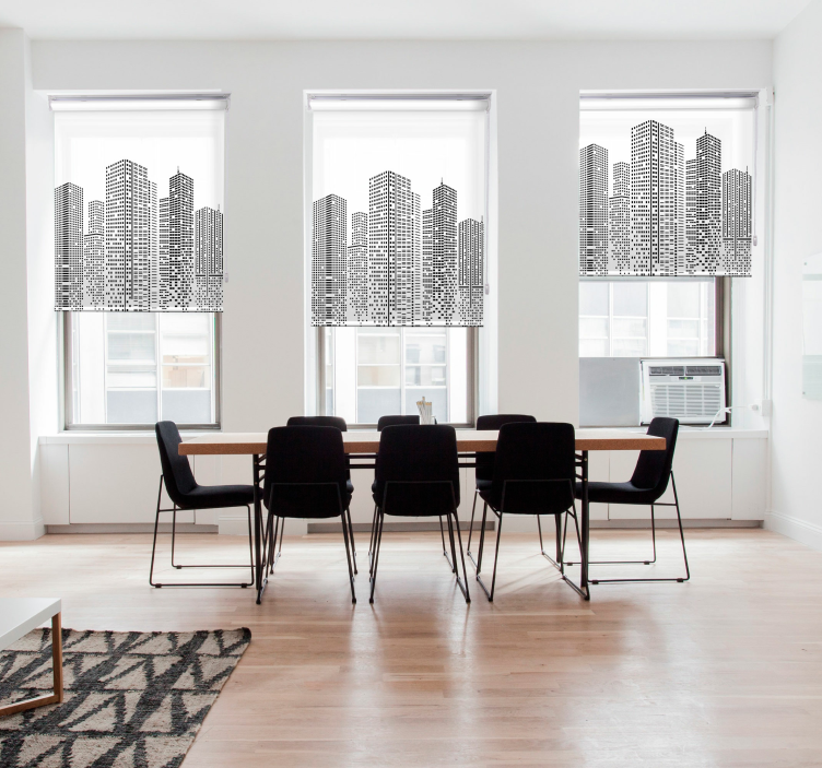 Skyline Rolgordijn kantoor - TenStickers