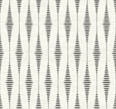 rabaul ikat grijs en beige rolgordijn hoofd slaapkamer - TenStickers