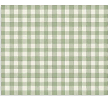 Groen doekpatroon rolgordijn keuken - TenStickers